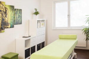 Massageliege für Physiotherapie