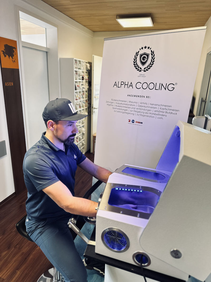 Ein Augsburger testet das neue Alpha Cooling